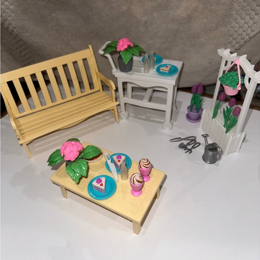 Barbie garden playset